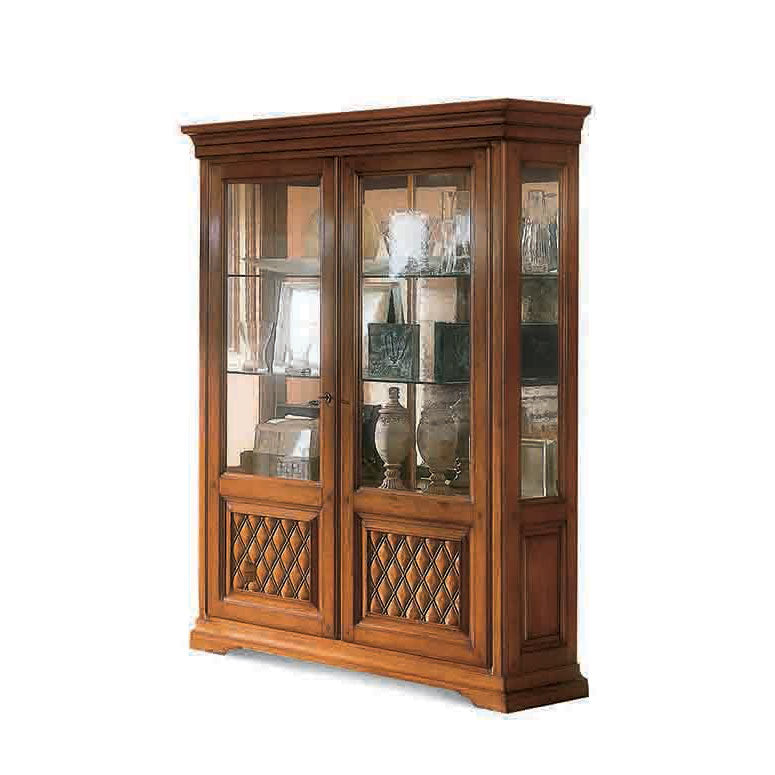 Vitrine Phedra, 2-türig, 155 × 49 × 210 cm von Fatto Italia