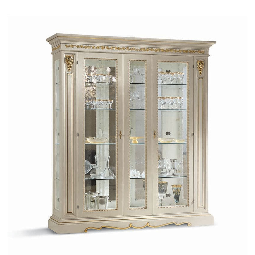 Vitrine Montalcino, 2-türig, 193 × 50 × 220 cm (1456LQ) von Fatto Italia