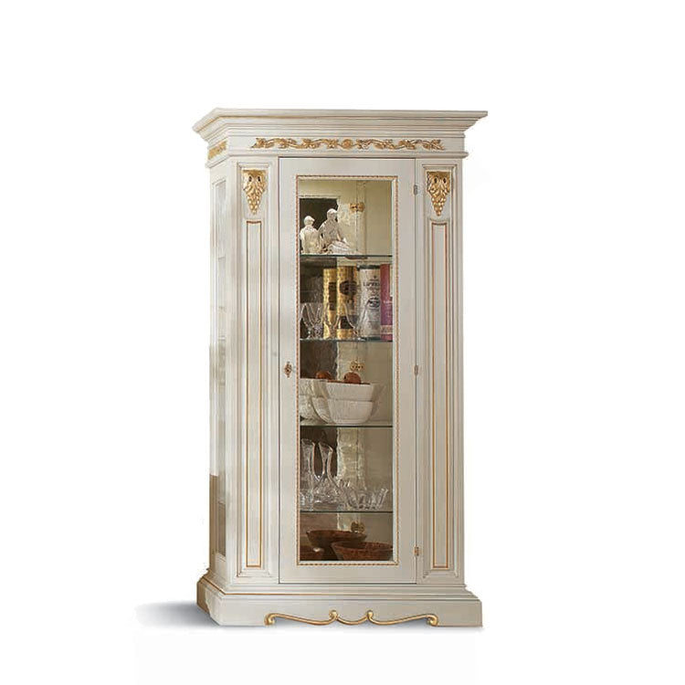 Vitrine Montalcino, 106 × 50 × 201 cm (1463LQ) von Fatto Italia