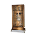 Vitrine Elissar, 2-türig, mit Intarsien, 102 × 57 × 201 cm von Fatto Italia