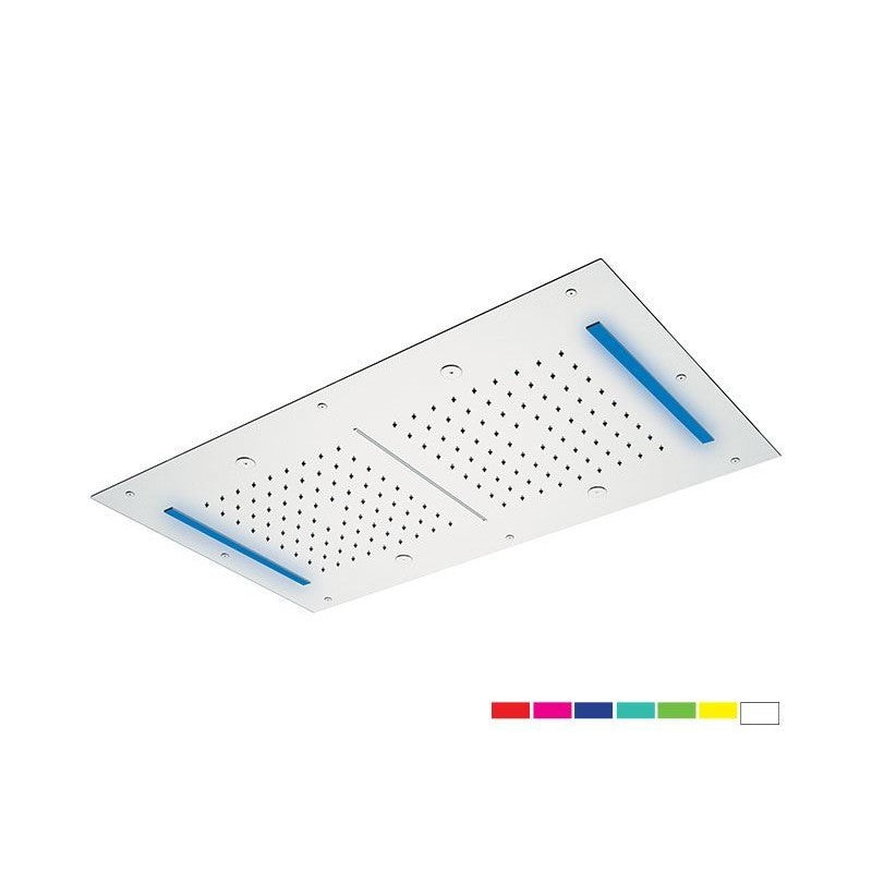 Unterputz-Kopfbrause Colourtherapy Wandmontage 40 cm Modell A579RJ7040NC von Fatto Italia