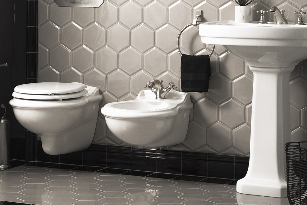 Single-hole wall-hung bidet Crown von Fatto Italia
