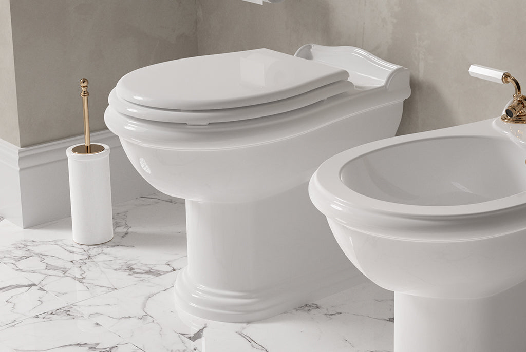 WC mit Wand-/Bodenablauf Crown von Fatto Italia