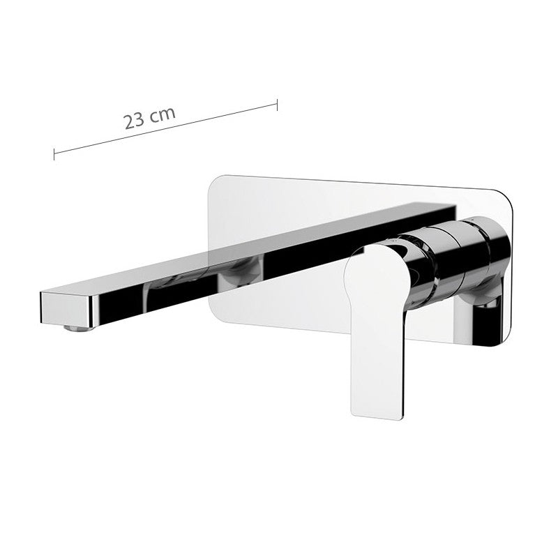 Unterputz-Auslauf Reflex 23 cm Modell RX632LKB von Fatto Italia