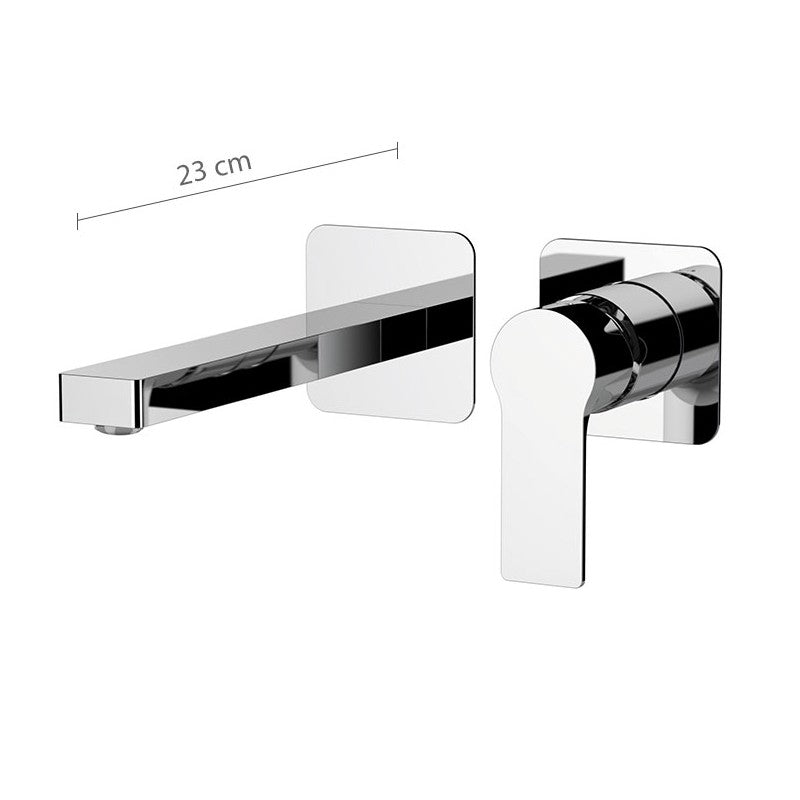 Unterputz-Auslauf Reflex 23 cm Modell RX632PL von Fatto Italia