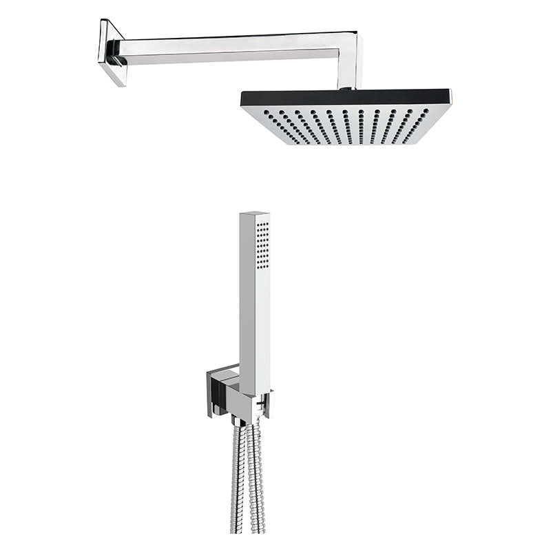 Unterputz-Duschset Wandmontage mit Umsteller 30 cm Modell SD615ZQ491SD20Q von Fatto Italia