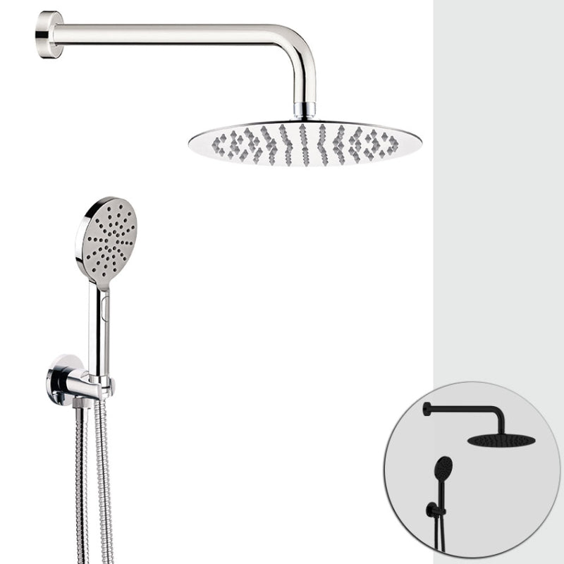 Unterputz-Duschset Wandmontage mit Umsteller Ø 20 cm Modell SD615ZL3MP7820 von Fatto Italia