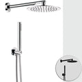 Unterputz-Duschset Sensor Wandmontage mit Umsteller Ø 20 cm von Fatto Italia