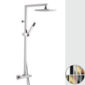 Aufputz-Duschsäule Skyline mit Umsteller 150 cm Modell SK636Q93BCR von Fatto Italia