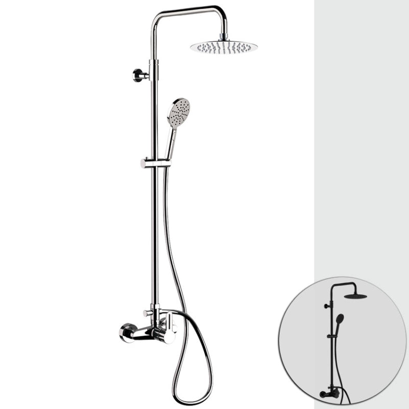 Aufputz-Duschsäule Smart mit Umsteller Ø 20 cm von Fatto Italia