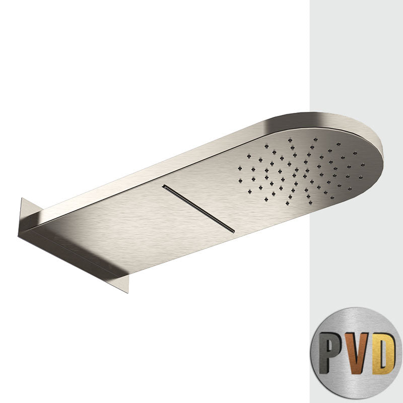 Kopfbrause Tokyo Steel Wandmontage 22 cm von Fatto Italia
