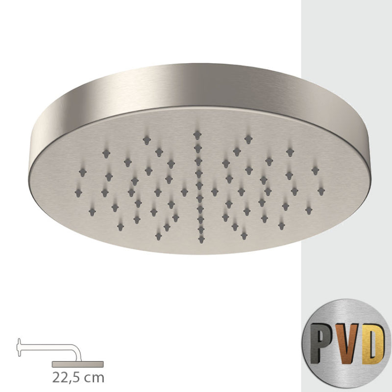 Kopfbrause Tokyo Steel Wandmontage Modell SSA578H3CM22 von Fatto Italia