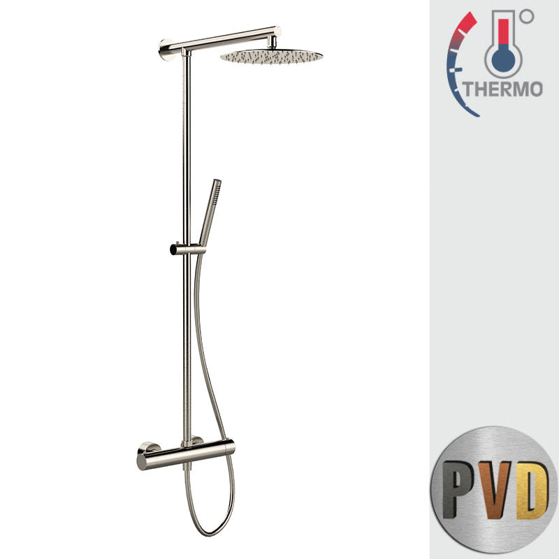 Duschsäule Tokyo Steel Thermostat von Fatto Italia