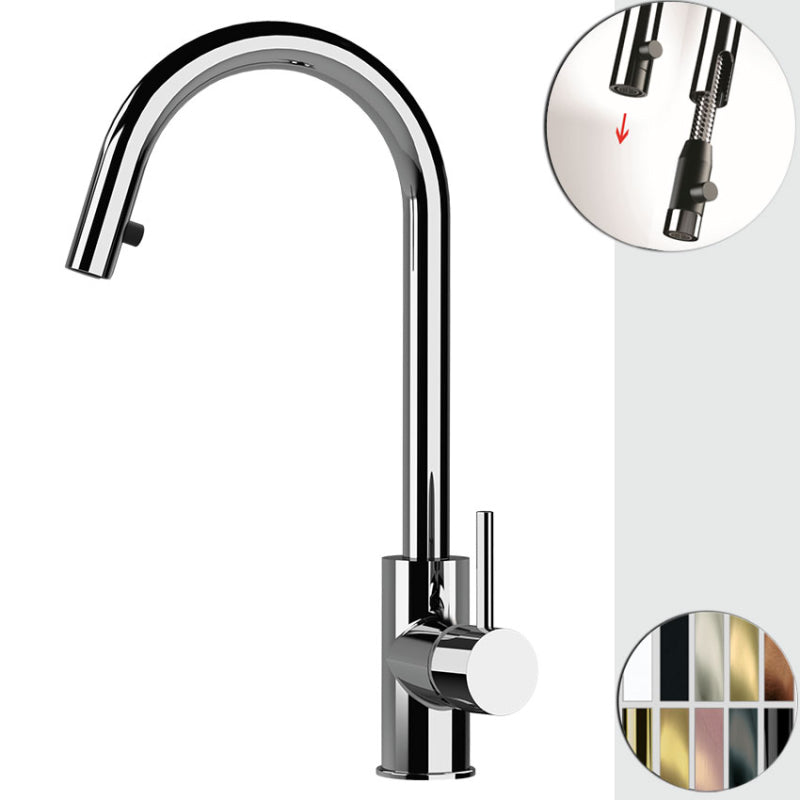 Handbrause Tokyo mit Auszugsbrause Modell TX684 von Fatto Italia