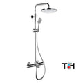 Aufputz-Kopfbrause X Factor Thermostat 3-Wege Modell XF636DA3MP8420 von Fatto Italia
