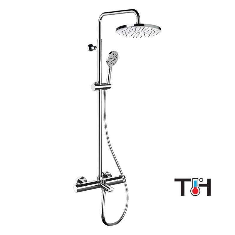 Aufputz-Kopfbrause X Factor Thermostat 3-Wege Modell XF636DA3MP8420 von Fatto Italia