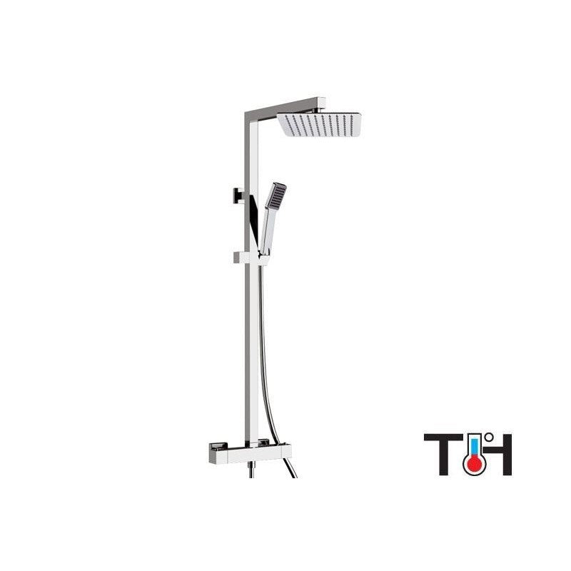 Aufputz-Duschsäule Thermostat 150 cm Modell ZT636BA495590 von Fatto Italia