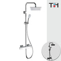 Aufputz-Duschsäule Thermostat 150 cm Modell ZT636X3CP7920 von Fatto Italia