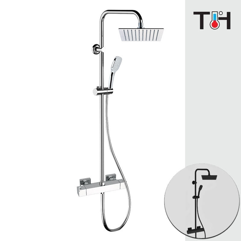 Aufputz-Duschsäule Thermostat 150 cm Modell ZT636X3CP7920 von Fatto Italia